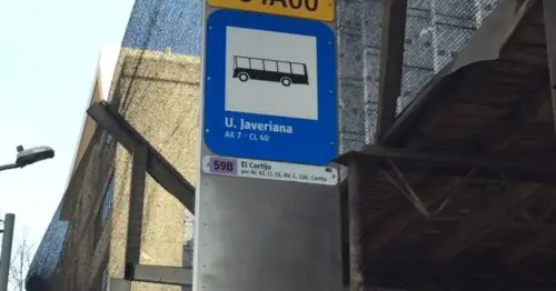 PARADERO SITP U JAVERIANA  384A00